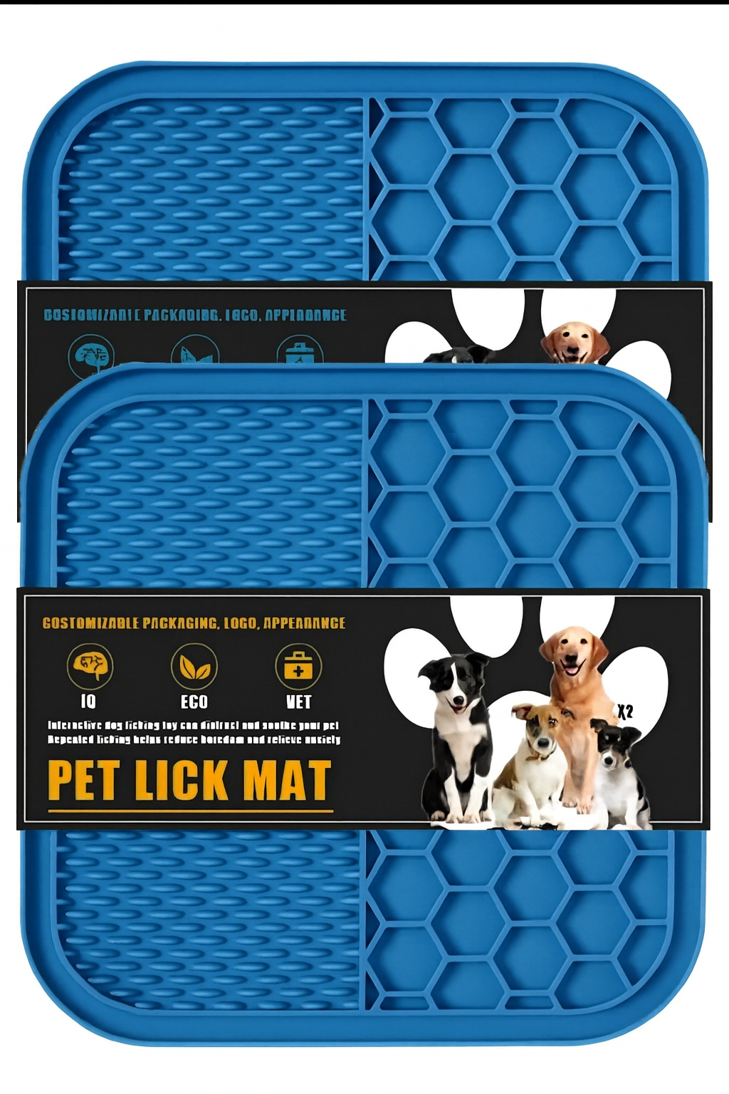 Dog Lick Mat – Slow-Feed & Calming Silicone Licking Pad for Dogs